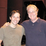 With Pulitzer-winning composer Paul Moravec, recording a CD of his music