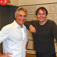 With friend and fellow Beethoven nut, John Suchet