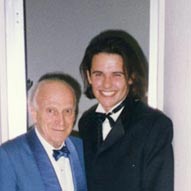 Backstage in Italy with Yehudi Menuhin